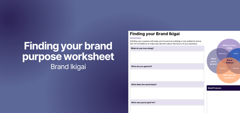 Brand purpose worksheet
